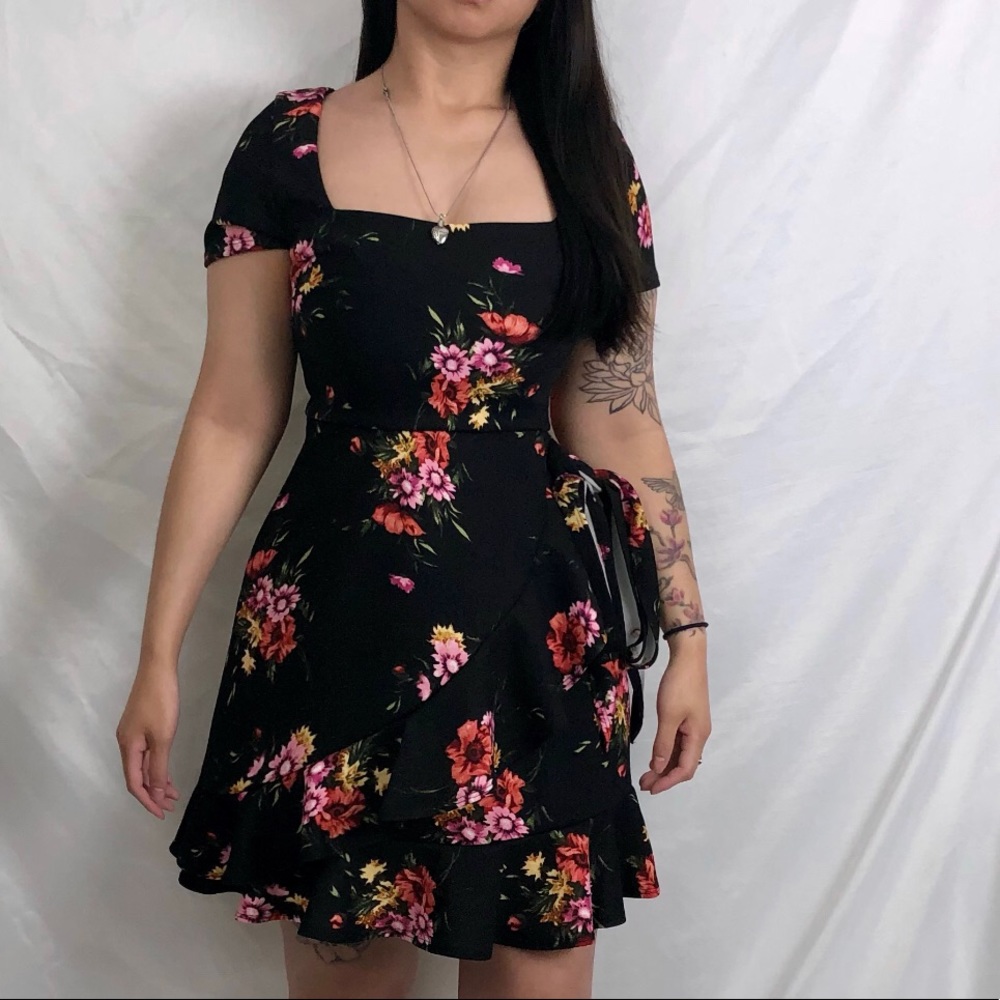 Floral mini dress